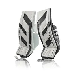 TRUE HZRDUS 7X 2024 STOCK GOALIE PADS - 34"+2 - WHITE/BLACK