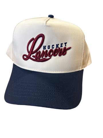S&S FIVE PANELT TWILL CAP 8869 - LANCERS HOCKEY
