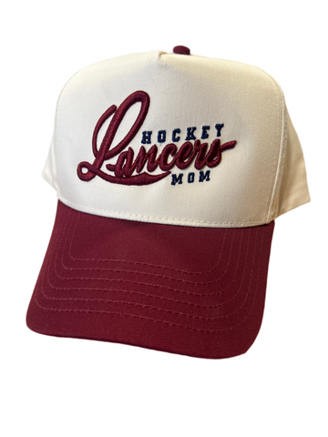S&S FIVAE PANEL TWILL CAP 8869 - LANCERS HOCKEY MOM