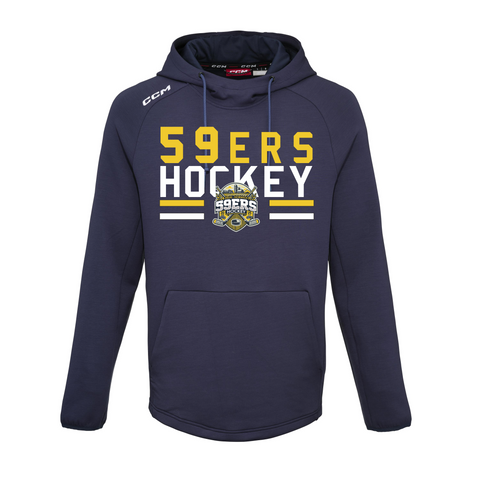 CCM FHO3TA PREMIUM TECH FLEECE PULLOVER HOODIE YOUTH - 59ERS
