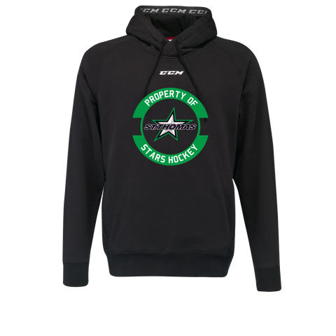 CCM FHO2TB TEAM FLEECE PULLOVER HOODIE YOUTH - STARS
