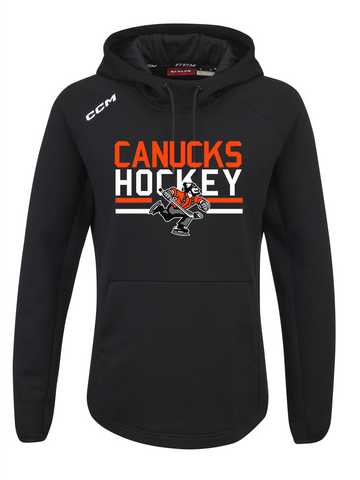 CCM FHO3TA PREMIUM TECH FLEECE PULLOVER HOODIE ADULT - CANUCKS