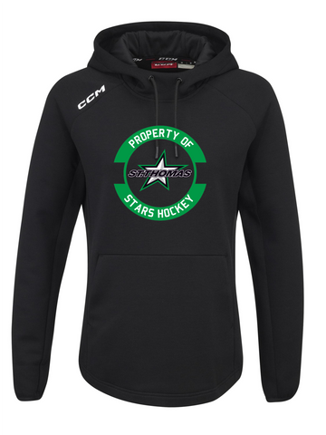 CCM FHO3TA PREMIUM TECH FLEECE PULLOVER HOODIE ADULT - STARS