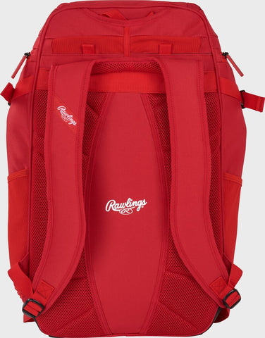 RAWLINGS LEGION2 BACKPACK EQUIPMENT BAG - SCARLET