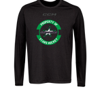 CCM TLS2RA LONG SLEEVE PREM TRAINING TEE - YOUTH