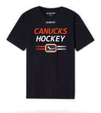 CCM TSS6TB Essential Short Sleeve Tee - CANUCKS