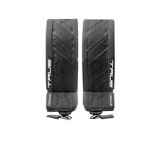 TRUE HZRDUS 7X 2024 STOCK GOALIE PADS - 34"+2 - BLACK/BLACK